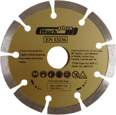 Work-it Diamant Slijpschijf - 230 mm Segment Droog 73533