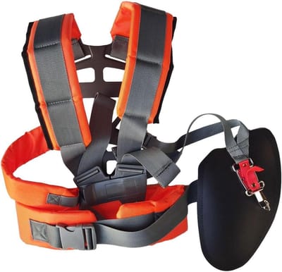 Draagtuig Bosmaaier - Schouderband Set - Tuinonderhoud Verlichten - Verstelbare Banden - 40 cm - Zwart
