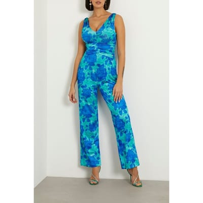 GUESS Eco Emily Overall Resort Rose Print Taglia: S | Tute Outlet | Donna | Rosa