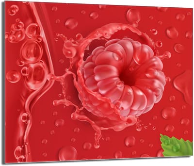 TMK ArtDeko 60x52 - Beschermplaat - Gehard Glas - Multifunctioneel