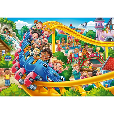 Ravensburger – Pretpark – Kinderpuzzel – 2 x 24 Stukjes
