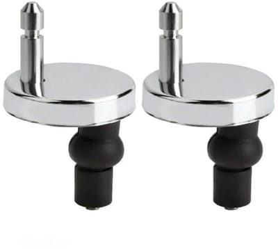 2 universele toiletbrilbevestigingen - Toiletbrilscharnieren - Toiletdekselbevestigingen - Toiletbrilvervanging Bevestiging - voor toiletbril Toiletbrilbevestiging