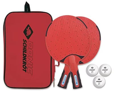 Weerbestendige Tafeltennis Set met Rackets en Ballen in Draagtas