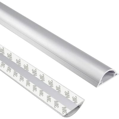 TRU COMPONENTS Kabelbrug 1572569 PVC Zilver Aantal kanalen: 1 1000 mm Inhoud: 1 m
