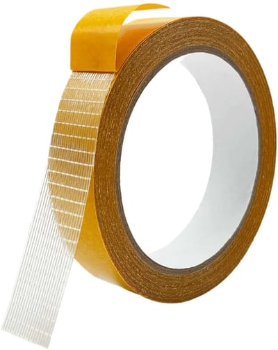 Dubbelzijdige fashion tape 1 inch x 33 ft – sterke textieltape voor kleding en jurken – onzichtbare kledingtape voor stevige fixatie – geschikt voor mode, stoffen en decoratie