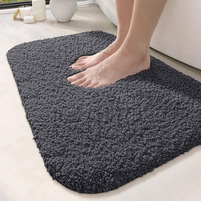 Zachte en Absorberende Antislip Badmat 40 x 60 cm - Machinewasbaar en Pluizig voor Badkamer