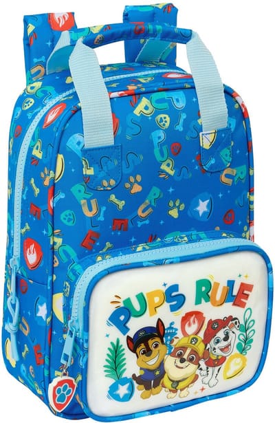 Schoolrugzak The Paw Patrol Pups rule Blauw 20 x 28 x 8 cm