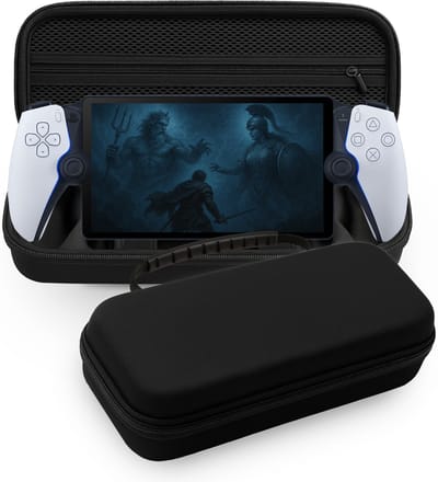 Hoes Geschikt voor PlayStation Portal Case Hard Cover Bescherm Hoesje - Case Geschikt voor PlayStation Portable Hoes - Zwart