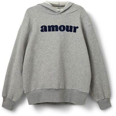 Sofie Schnoor - SimonaSY Hoodie - Grey melange - Maat 128