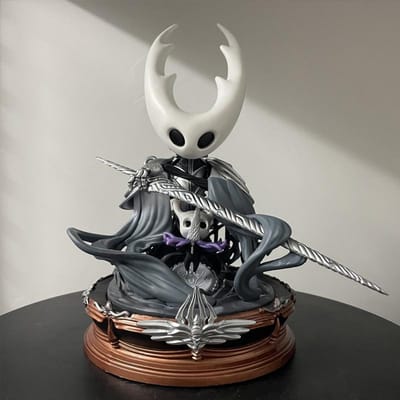 26CM Hollow Knight Pure Vessel Spel Actiefiguren Model Kit Prachtig Huis Bureau Ornament Decor Beeldje Verzamelspeelgoed Duurzame Cadeaus gray