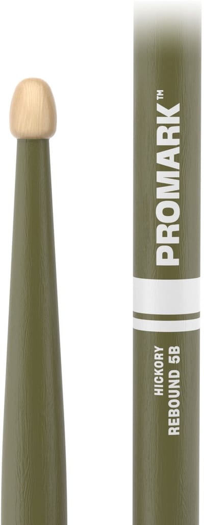 Promark RBH595AW Green Rebound 5B hickory drumstokken