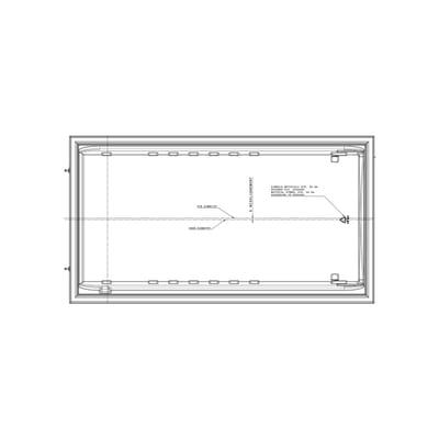 AEG Witte koelkastdeur - 538x979.5mm 8075933013