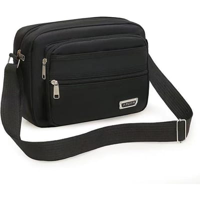Herentas, Enkelvoudige Schoudertas, Waterdichte en Slijtvaste Rugzak, Meerdere Vakken voor Business Casual, Oxford Stof Heren Business Tas