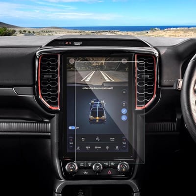 Navigatie Beschermfolie Voor Ford Ranger 2023-2025, Tempered Glass Screen Protector, 9H Anti-Glare Matte Folie, Ideaal Voor Schermbescherming en Krasbestendigheid
