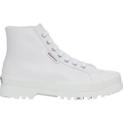 Superga Dames/Dames 2341 Alpina Vegan Leren Trainers (Ijs Wit)