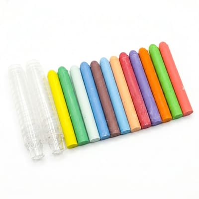 Multicolor aquarelkrijt set krijt stiften met pen houders teken krijt beide 12 kleuren aquarel krijt set