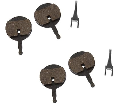 Dailygoods- Schijfrem Pad Vervanging - Remblokken MTB - Semi-Metallisch - 2 Paar - 37 x 24 x 4 mm - Zwart - Langdurige Prestaties