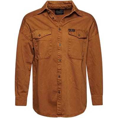 Superdry - Oversized denim shacket - Dames - Shirts