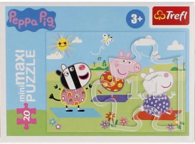 Puzzel 20 miniMaxi zorgeloze dag Peppy 1 TREFL - Puzzel 20 elementen