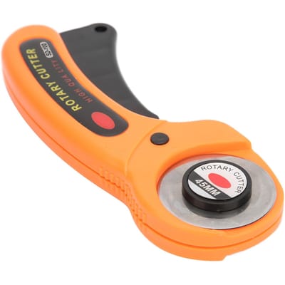 Stofschaar Handmatig Stof Snijden Ronde Hob met Vervangmessen voor Naaien Leer8 Messen 8 blades gray