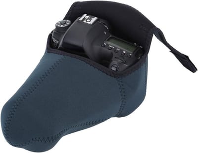 Waterdichte Beschermhoes voor SLR en DSLR Camera's - Zachte Tas met Extra Bescherming in Navy