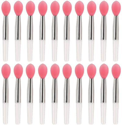 Dailygoods- Lippenkwasten 20 Stuks - Herbruikbare Siliconen Applicator - Draagbare Lippenbalsemkwast - Zacht en Comfortabel - Geschikt voor Alle Huidtypes - Duurzaam - Lippenapplicator