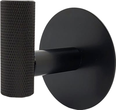 Sanics® Orca Deluxe Handdoekhaak Zwart Zonder Boren – Handdoekhaakjes – Handdoekrek - Handdoekhouder Badkamer - Zelfklevend