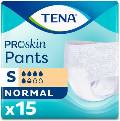 4 x TENA ProSkin Pants Normal Small 15 stuks