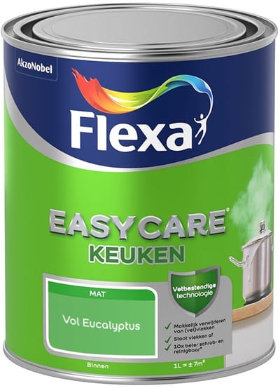 Flexa - Easycare Keuken - Vol Eucalyptus - Mengverf - 1 L