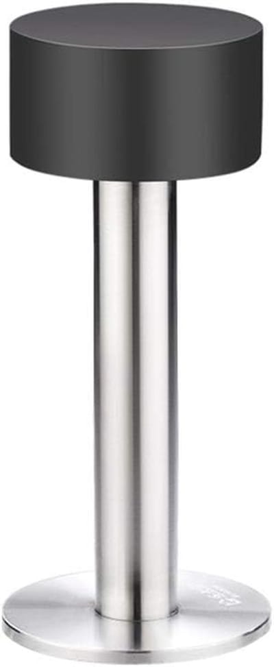 Deurstops - Deurstopper - Muur Beschermen - RVS Rubber Buffer - 100mm - Zilverkleurig