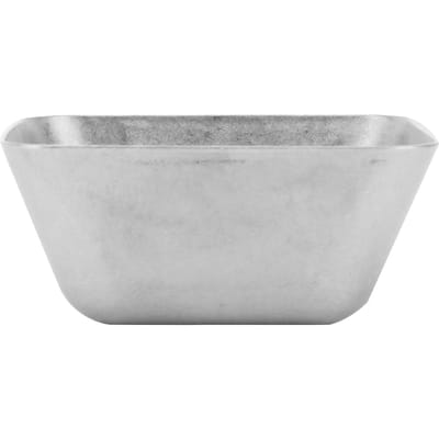 Vintage Voedselschaal Roestvrij Staal Vierkant Saus Kruidenkom Bord Keukenaccessoire 80x80x43mm