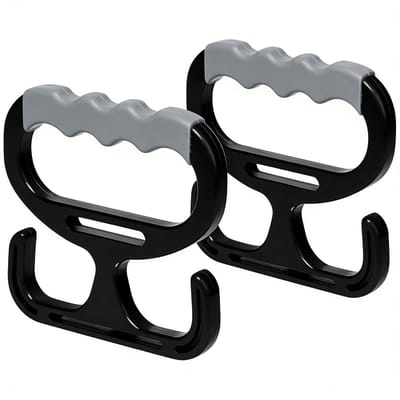 Plastic tas handvat - Boodschappentas Handvat -Boodschappentas Handvaten - Tasjes drager - 2 stuks - 45 kg Capaciteit -Boodschappentas Handvaten - Anti-wurghand - Geschikt voor diverse boodschappentassen- emmers- enz