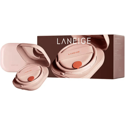 Laneige Neo Glow Lightweight Cushion Foundation 21N1 Beige (volledige maat + navulling 15 g x2) 30 g x2 duoset