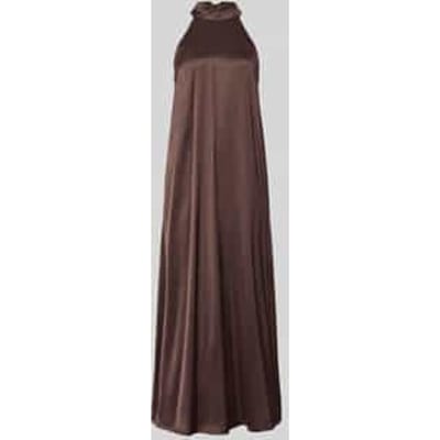 Maxi-jurk van satijn met viscose, model 'Zuzeelani'