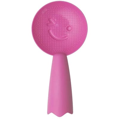 Anti-aanbak Plastic Rijstlepel Schattig Smiley Gezicht Hoge Kwaliteit Rijstspatel Schep Kooktoestel Lange Kook Rijstschep Kookruimte Gebruiksvoorwerp Servies 18x8.8x4.1cm
