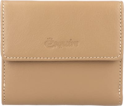 Esquire Leren Portemonnee Peru Lady Wallet Taupe Beige