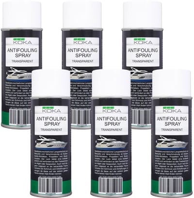6x antifouling spray transparant