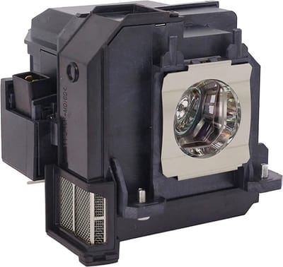 Beamerlamp geschikt voor de EPSON EB-1420Wi beamer, lamp code ELPLP80 / V13H010L80. Bevat originele P-VIP lamp, prestaties gelijk aan origineel.