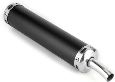 RVS Uitlaatdemper 20mm voor 2-Takt Motorfietsen - Geluidsdemping, Prestaties, Modificatie Onderdelen