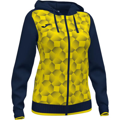 Joma Supernova Iii Sweatshirt Met Rits Groen,Blauw 12-14 Years Meisje