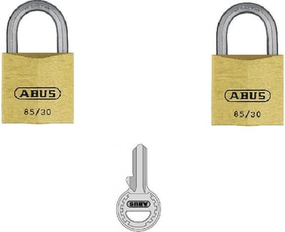 Abus hangslot 85ib50mm met rvsbeugel gelijksluitend op bm2747 ( a 1 st )