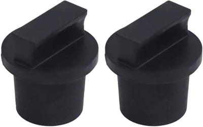 Water Tank Afsluitplug - Rubber Sealing Plug - Roeimachine Onderhoud - Effectieve Luchtdichtheid - 26 mm Diameter - Zwart