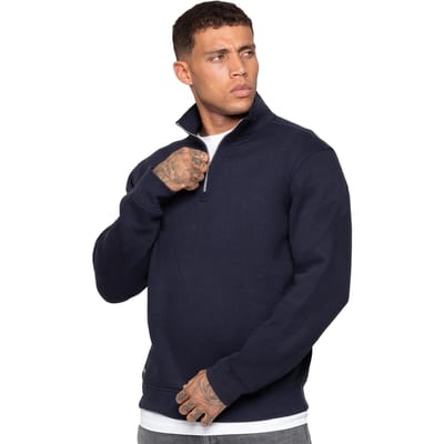 Enzo Milano | Heren Half Zip Sweatshirt