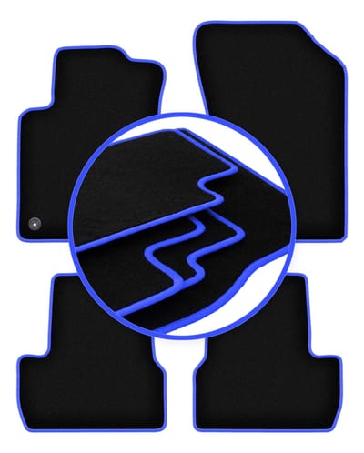 CARLUX-BLUE automatten voor: Citroen DS3 hatchback (2009-2016)
