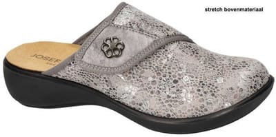 Josef Seibel -Dames - grijs - slippers & muiltjes - maat 35