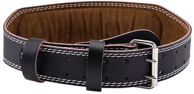 Gym Waist Belt - Fitness Riem - Kracht Training - Versterkte Steun - M - Zwart