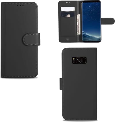 Boekhoesje voor Samsung Galaxy S8 Telefoonhoesje Grijs met Pasjeshouder