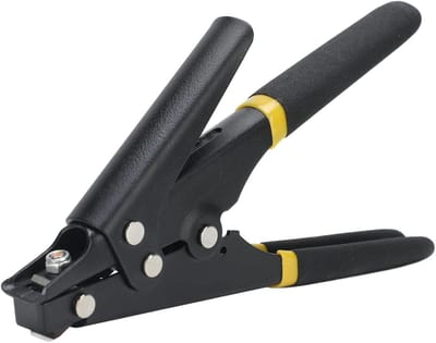 Kabelbinder Gereedschap - Aanspan Tool - Kabels Bundelen - Vlakke Snede - 23-95 mm - Zwart