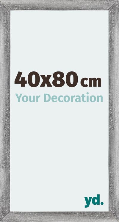 Your Decoration - Fotolijst 40x80 cm - MDF - Grijs Geveegd - Mura