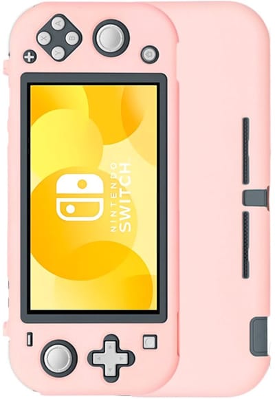 Xainy – PVC hard case hoesje roze geschikt voor Nintendo Switch lite | Switch-games accessoires | beschermhoesje / cover hoes voor de Nintendo Switch consoles & joy con | excl. screen protector